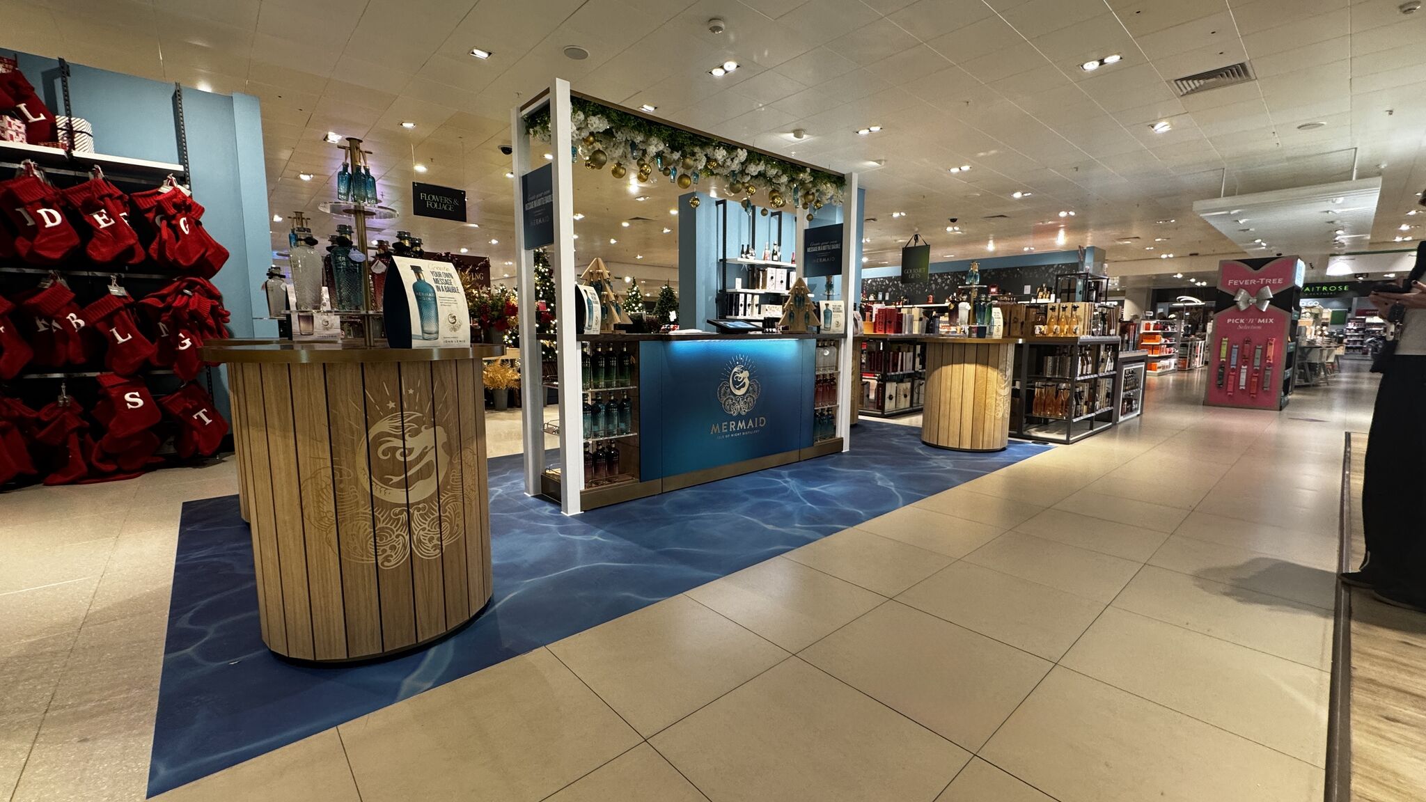 Mermaid Gin John Lewis Concession